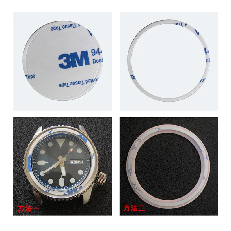 Керамический циферблат с положеннями 12 часов и люминесцентными бусинами