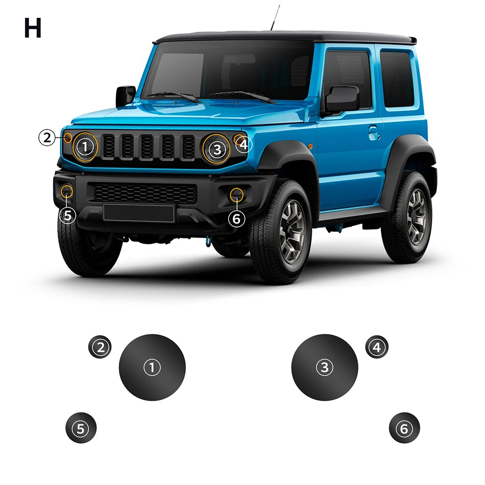 

Для Suzuki Jimny Sierra JC 2019 2020-2025 Защитная пленка для фар заднего вида, автомобильная наклейка, защита от царапин, дымчатая, прозрачная