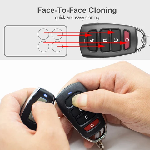 Для FERPORT TAC2K TAC4K TAC2KR TAC4KR TAC2KAR TAC4KAR TAC2KSC TAC4KSC Пульт дистанционного управления гаражной дверью 433,92 МГц Дубликатор с фиксированным кодом