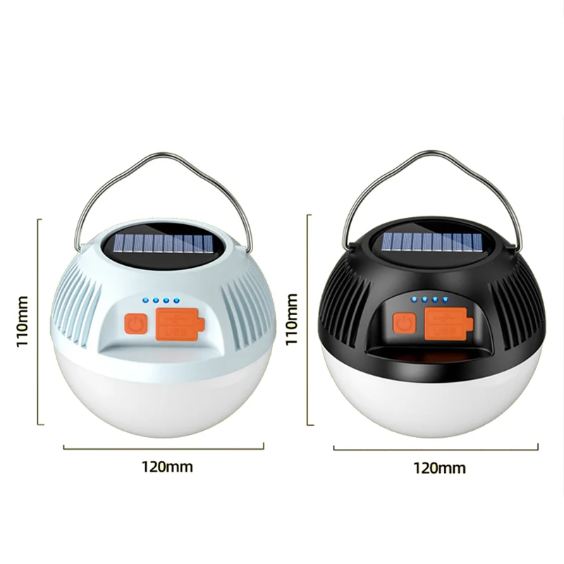 

Фонарь для кемпинга на солнечной батарее, USB, 3 режима