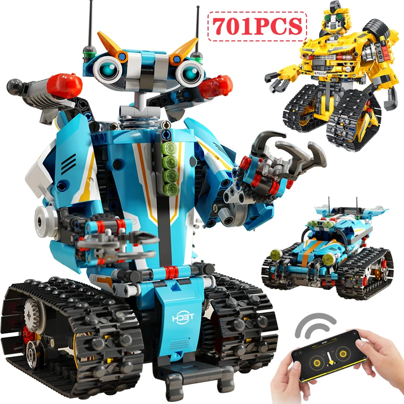 

901Pcs DIY RC Electric Robot Racing Building Blocks Remote Control Off-road Car SUV Crawler Vehicle Bricks Toys For Kids Gifts