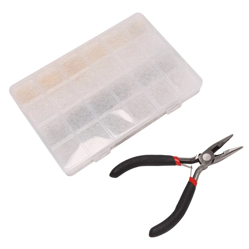 

2758Pcs Earring Materials, DIY Jewelry Ear Hook Accessories, Handmade Ear Acupuncture Earplugs Manufacturing Tool Pliers