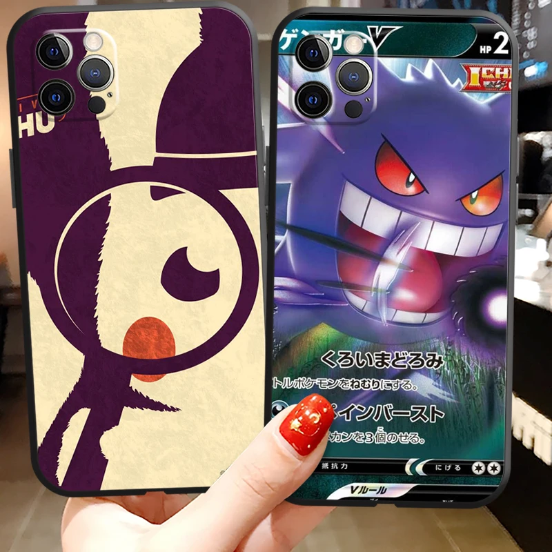 

Pokemon Pikachu Phone Cases For iPhone 11 12 Pro MAX 6S 7 8 Plus XS MAX 12 13 Mini X XR SE 2020 Back Cover Funda Coque