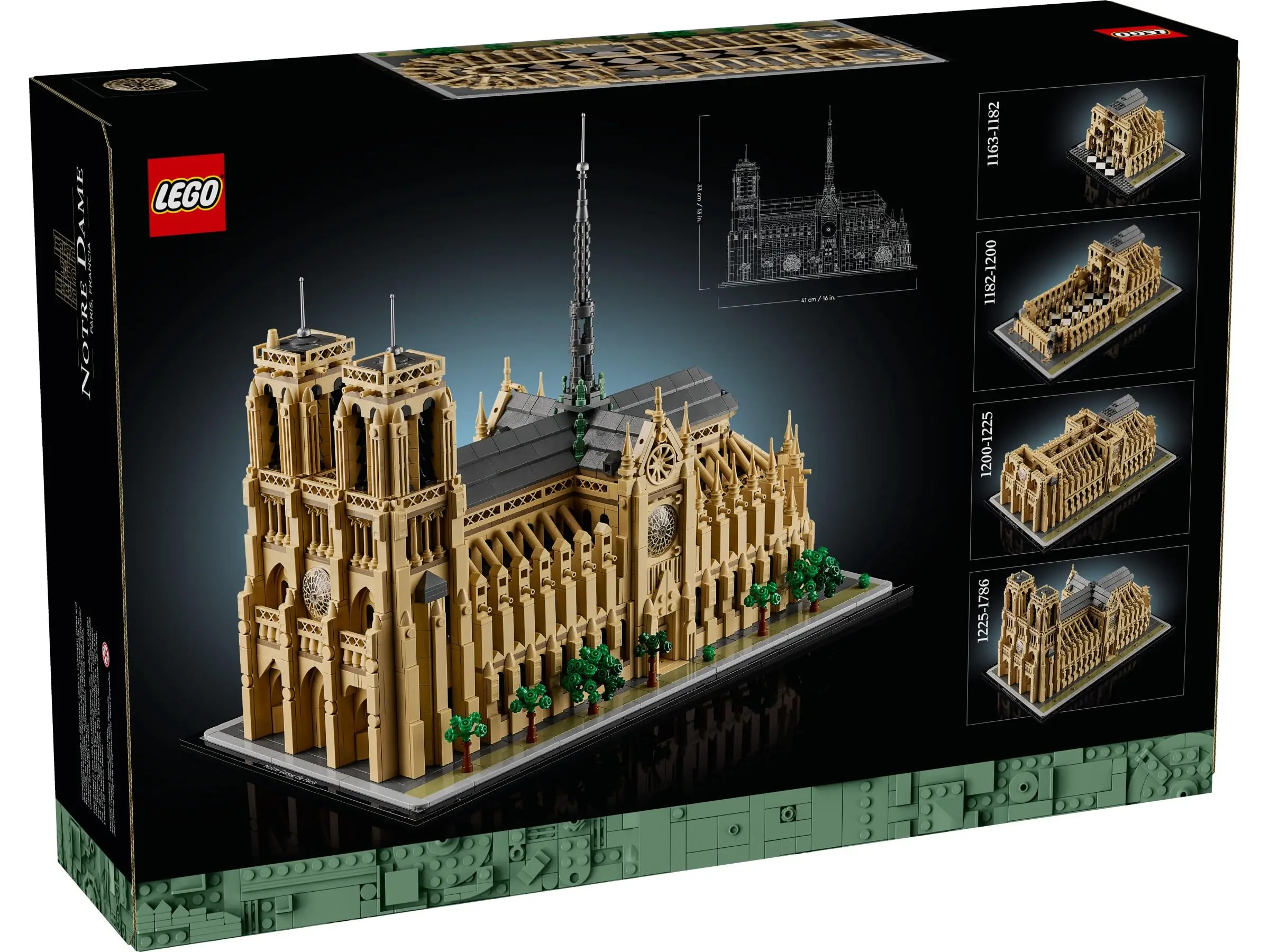 Конструктор LEGO 21061 архитектура Нотр-дама Парижа игрушка для детей 18 + лет (4383 шт.)