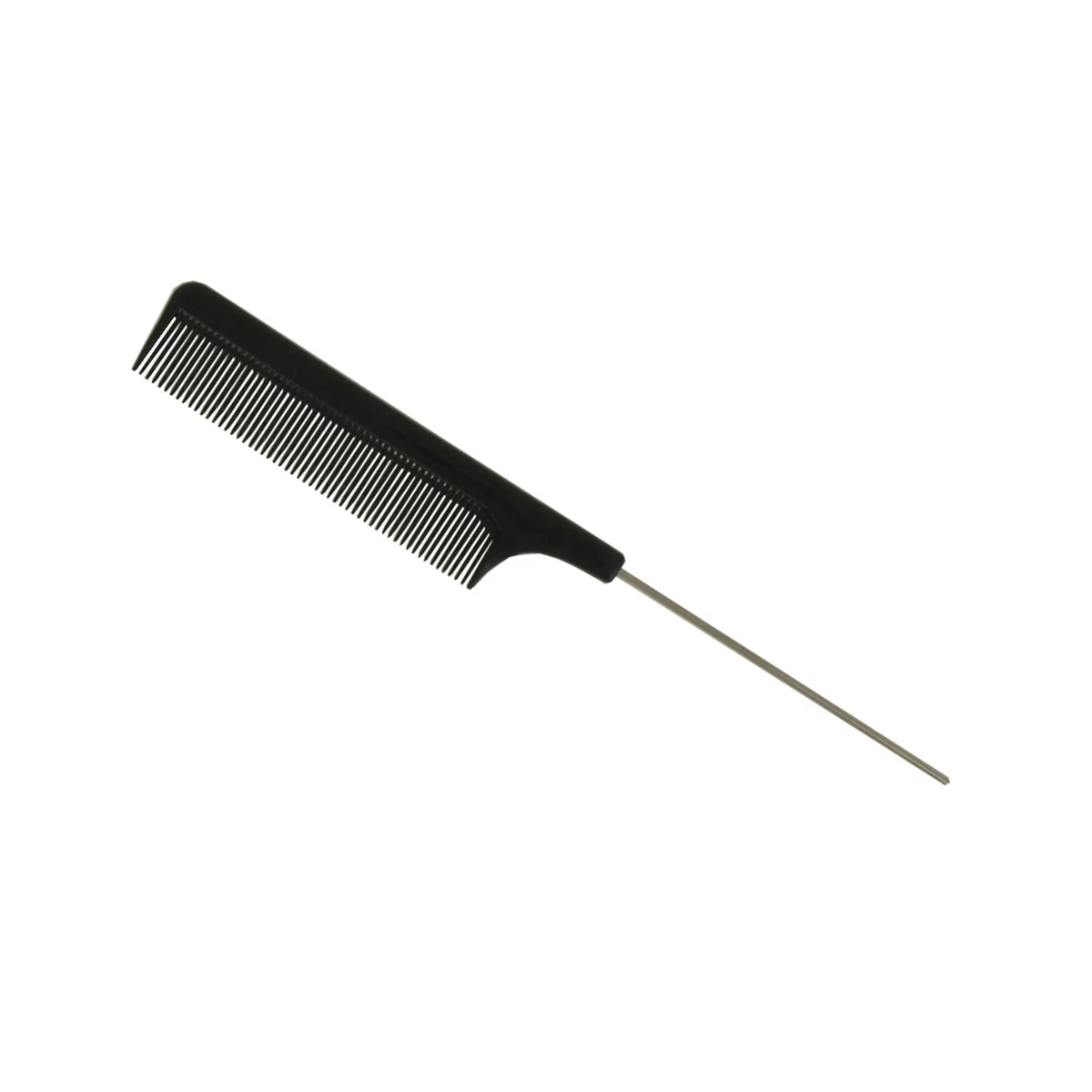 

Comb Rat Tail Hairbrush Salon Metal Combs Heat Handle Free Static Fluffing Fiber Hair Resistant Barber Professional Rattail Home