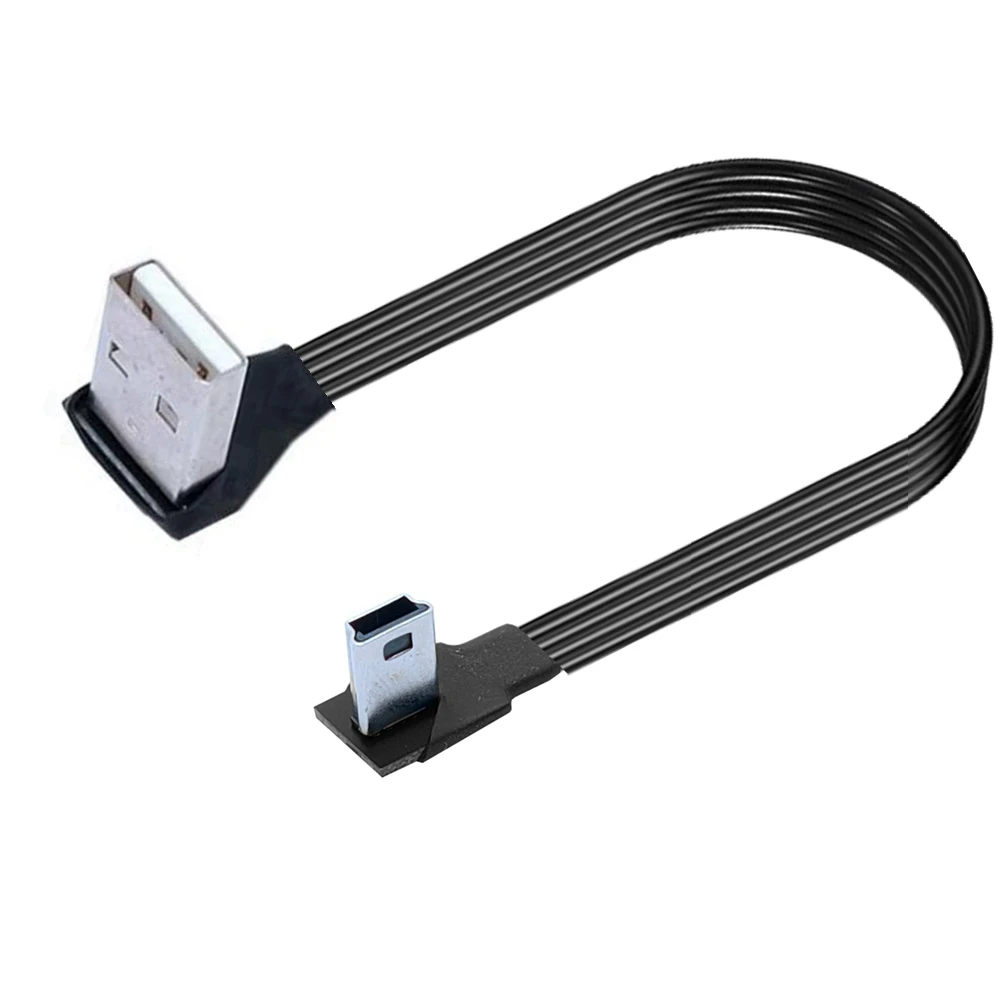 

0.05M-3M USB Data Cable A Male to Mini USB B 5Pin Male 90 Degreeb straight /UP / Down / Left / Right Angle Adapter Charge Sync