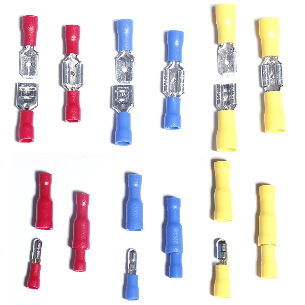 Соединители для клемм электрические обжимные вилки смешанные зажимные кольца