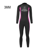 3mm neoprene women back zipper snorkeling underwater hunting diving suit scuba keep warm kayaking spearfishing full body wetsuit