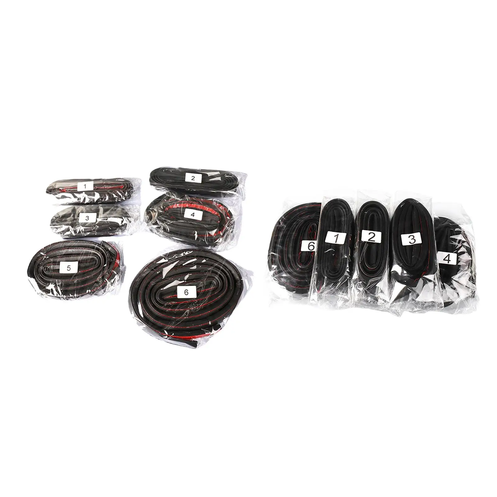 

Car Door Seal Strip Noise Rubber Insulation Weatherstrip for Tesla X/S