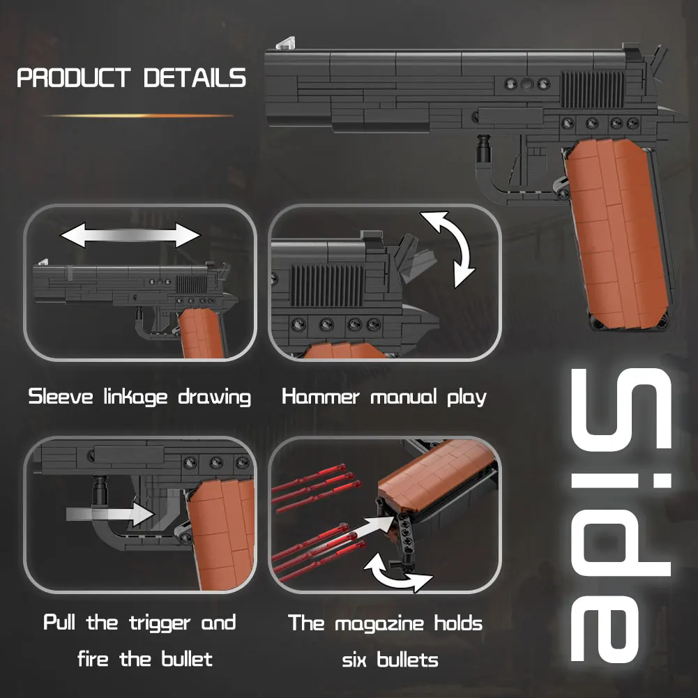 BZDA 95 АВТОМАТИЧЕСКАЯ винтовка пистолет строительные блоки PUBG AWM 98K снайперская