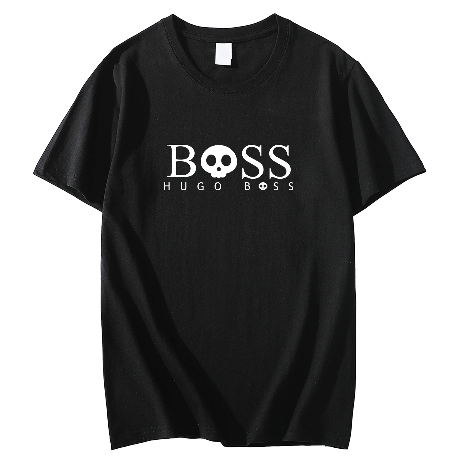 

2023 Summer oversized Short sleeve premium pure cotton men's T-shirt boss the most cow pattern print unisex daily casual