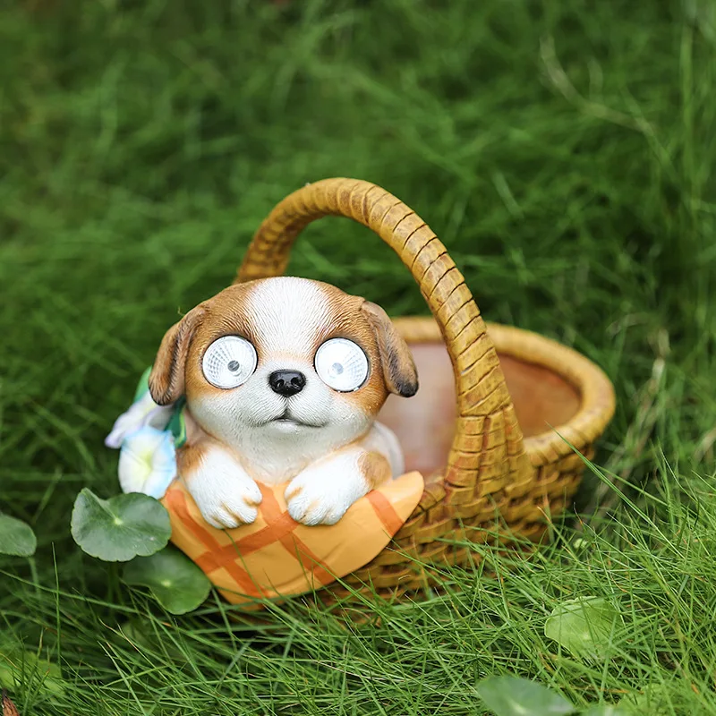 Искусственное животное из смолы аниме ручная работа суккулент цветочный горшок