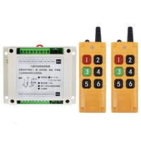 2000m dc 12v 24v 36v 6 ch rf wireless remote control switch system 6ch 10a relay receiver 6 button transmitter