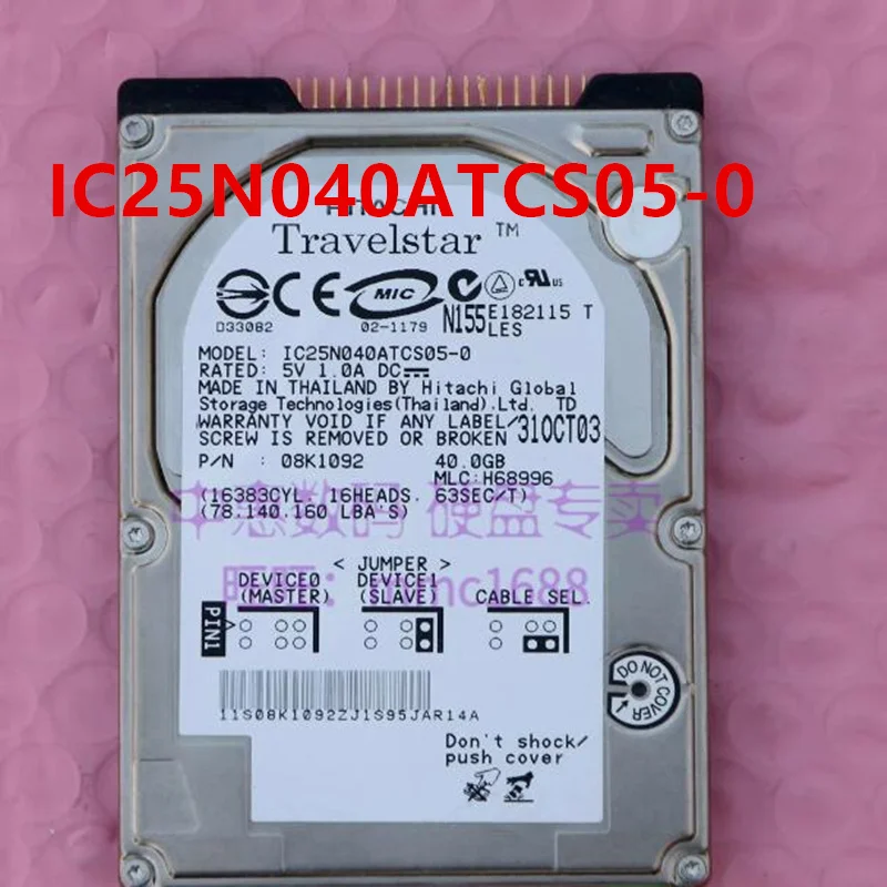 

Внешний жесткий диск для HITACHI, 40 ГБ, IDE, 2,5 дюйма, 5400 об/мин, 2 Мб, HDD для ноутбука