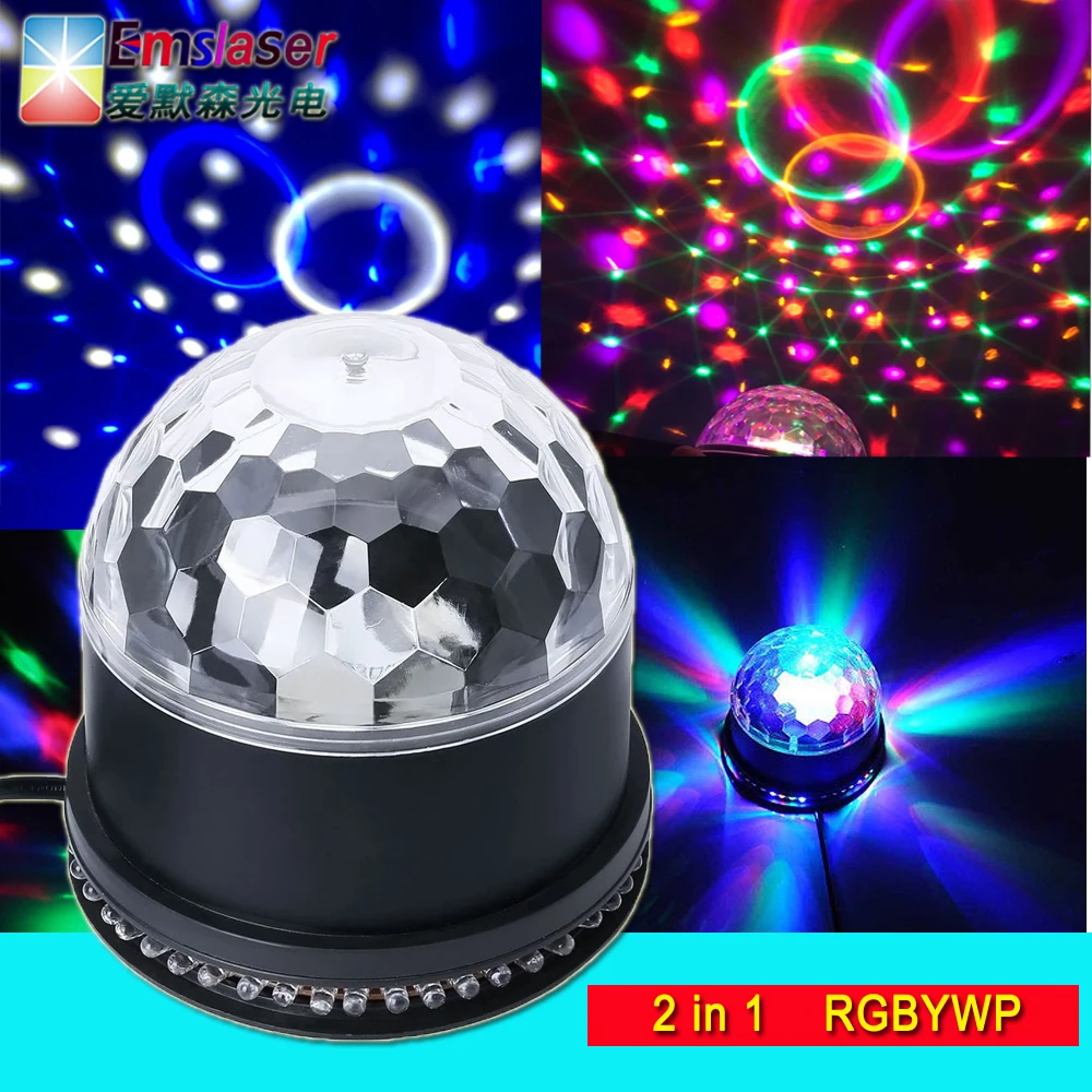 

Party Lights Disco Ball Strobe Lamp Stage Strobe Effects Sound Activated for Birthday Bar Karaoke Xmas Show Club Pub DJ Light