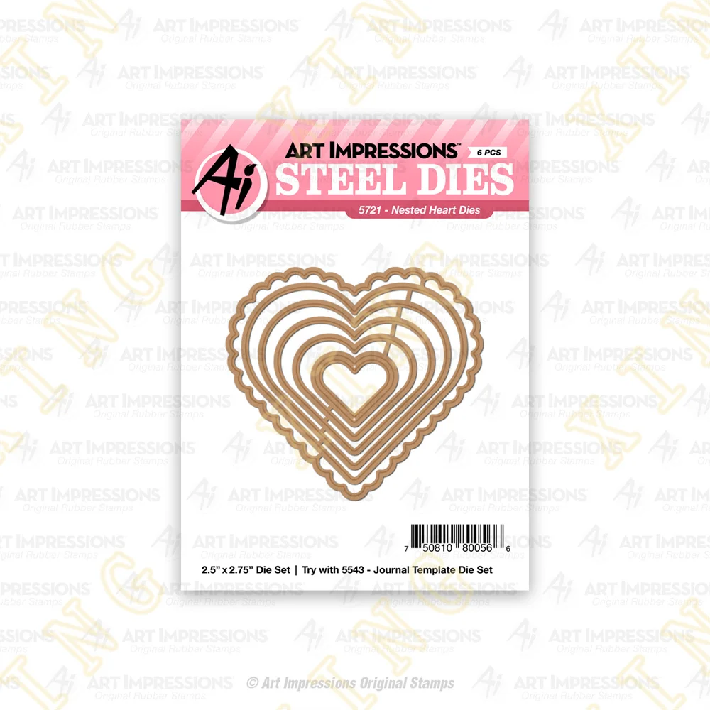 

Nested Heart Metal Craft Cutting Dies For Diy Scrapbooking Paper Diary Decoration Manual Handmade For 2023 Embossing New Arrival