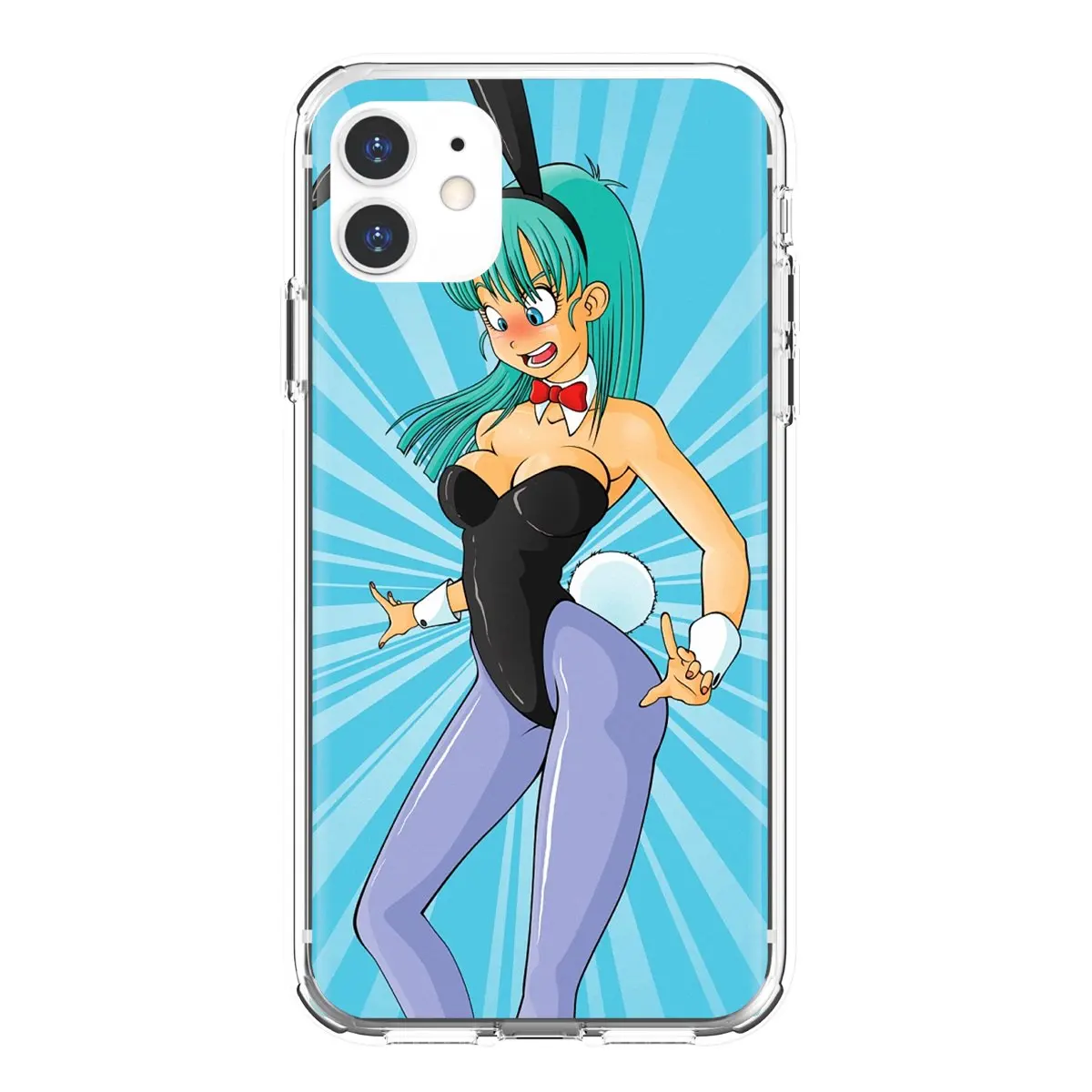 Для iPhone 10 11 12 13 Mini Pro 4S SE 5C 6 6S 7 8 X XR XS Plus Max 2020 dragon-ball-z-bulma-японское аниме мягкий чехол