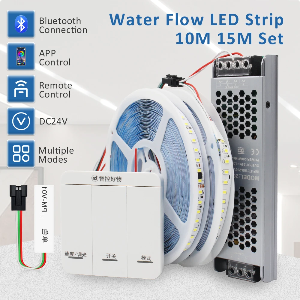 Светодиодная лента WS2811 2835 24 В 10/15/20 м