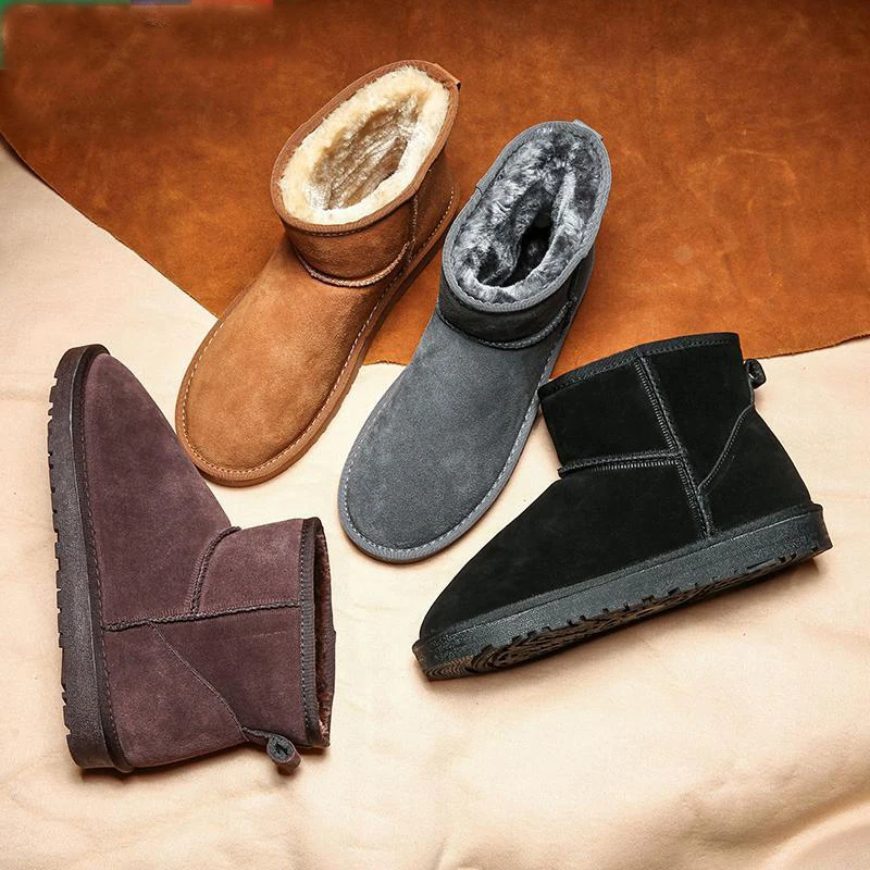 Новинка 2022 женские зимние сапоги из натуральной кожи на меху высококачественные