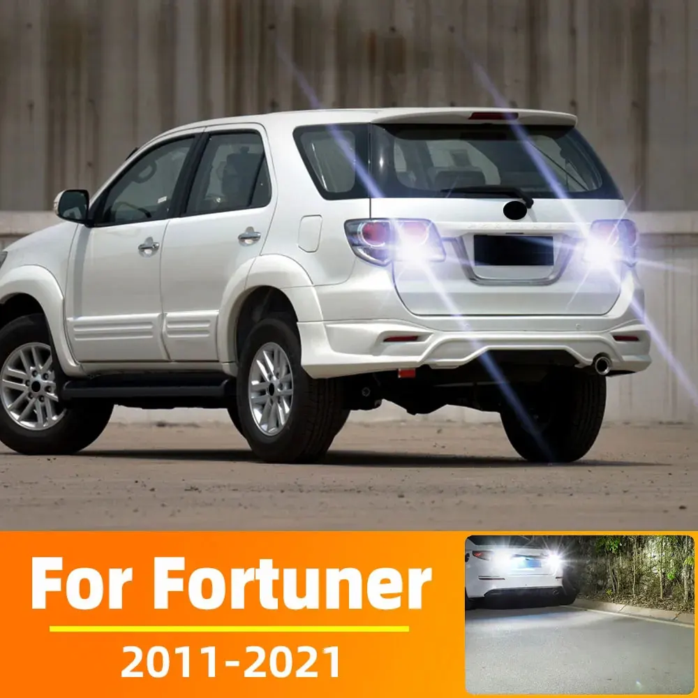 

2 Упаковки Светодиодных Задних Резервных Лампочек Для Toyota Fortuner 2011-2021, Совместимые С Canbus, Без Ошибок