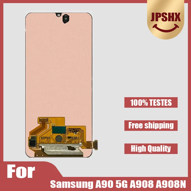 

Original 6.7'' Super AMOLED For SAMSUNG Galaxy A90 5G LCD Touch Screen Digitizer Assembly For Samsung A90 5G A908 A908N Display