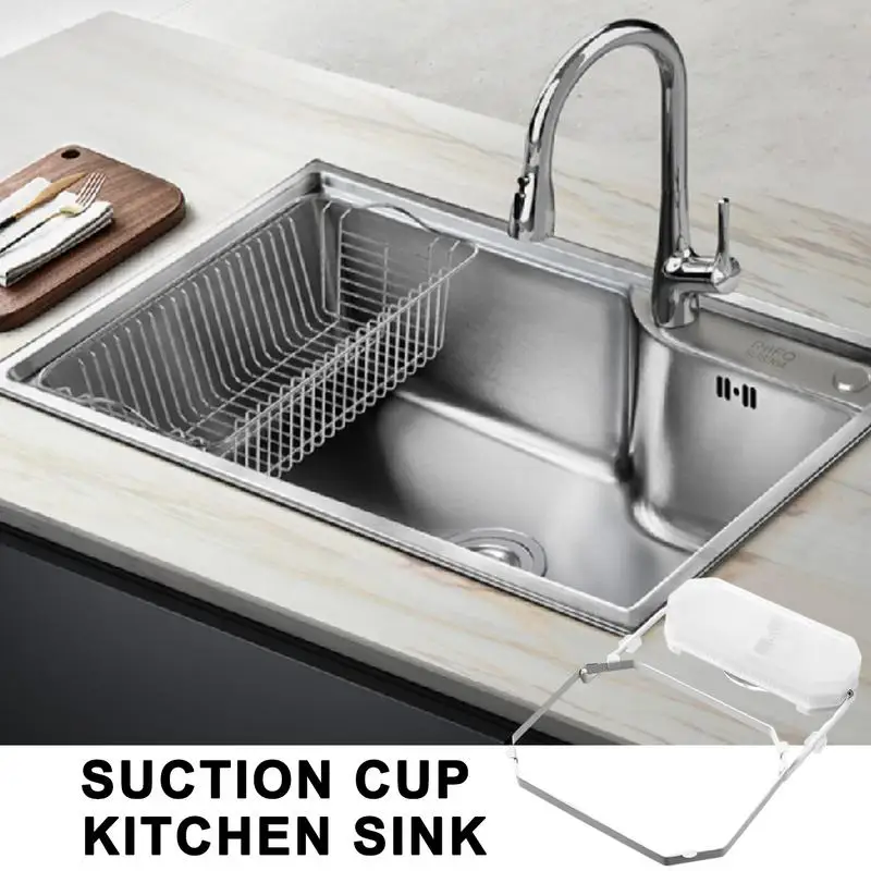 Стойка для фильтра кухонной раковины на присоске одноразовый карманный фильтр