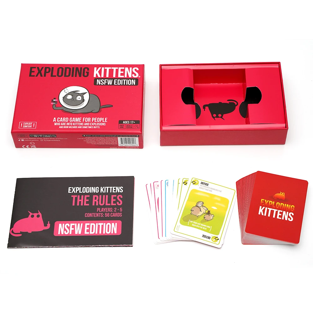 NSFW Edition Exploding Kittens Card Games