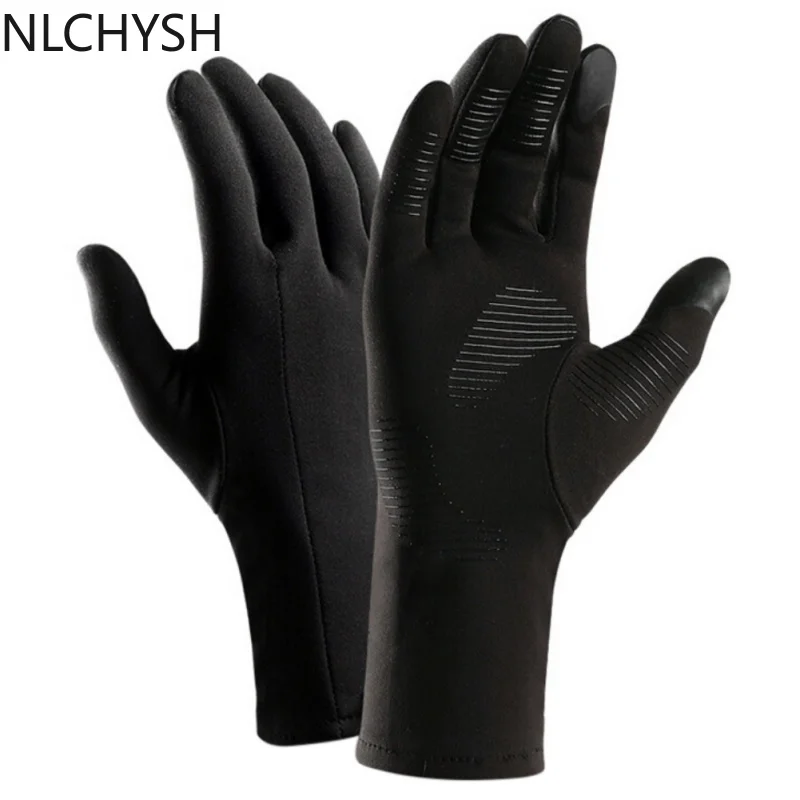 2023 Winter Warm Gloves Cycling Fishing Full Palm Protection Windproof Men Women Bike Gloves Outdoor Sports Hand Care  Пальчаткі