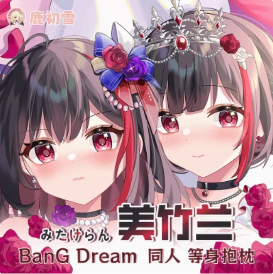 Чехол на подушку аниме Girl BanG Dream! Mitake Ran LEOSOXS