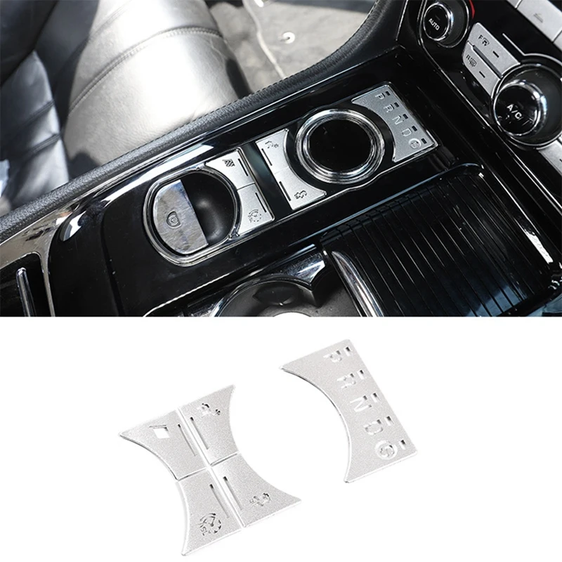 

For Jaguar XJ 2010-2019 Central Control Multimedia Button Sticker Gear Shift Interior Car Accessories