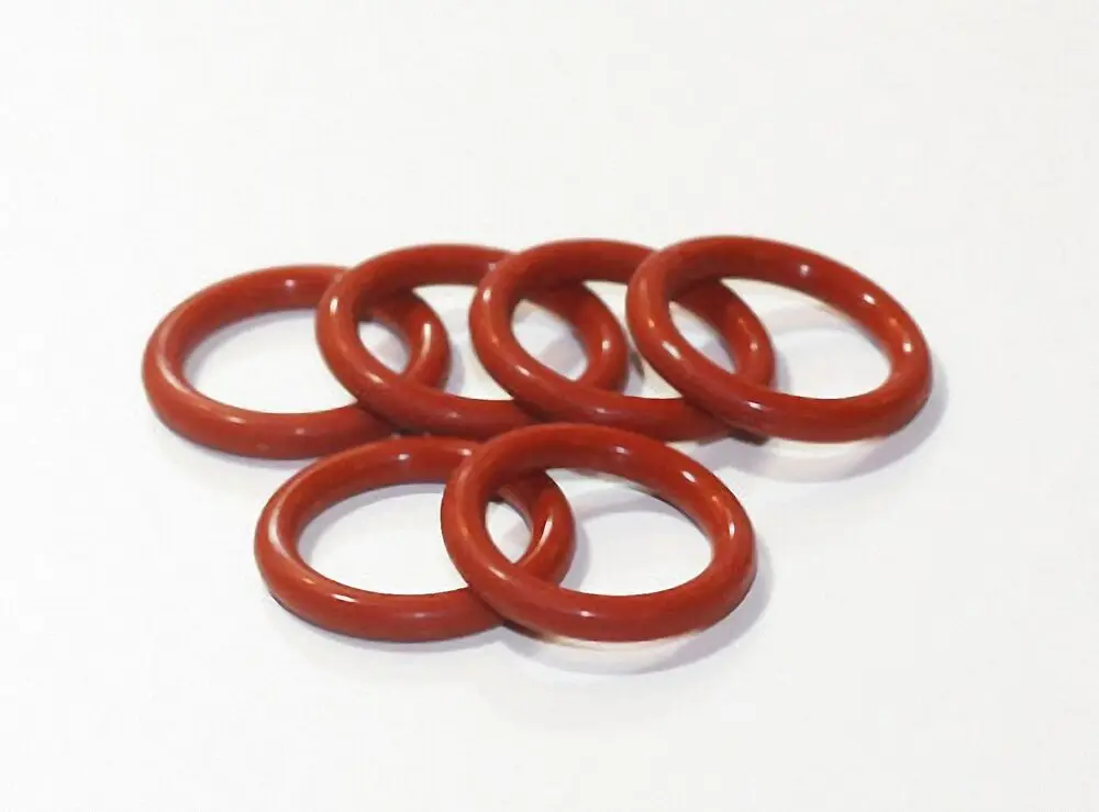

6mm Section Select OD from 30mm to 300mm VMQ Silicone O-Ring gaskets [CAPT2011]