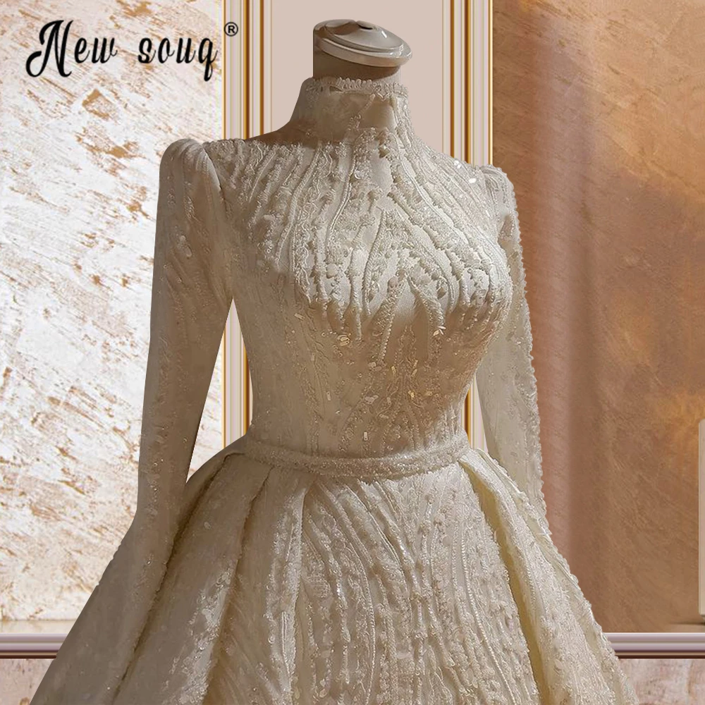 Роскошные новейшие свадебные платья бальное платье с кристаллами из бисера