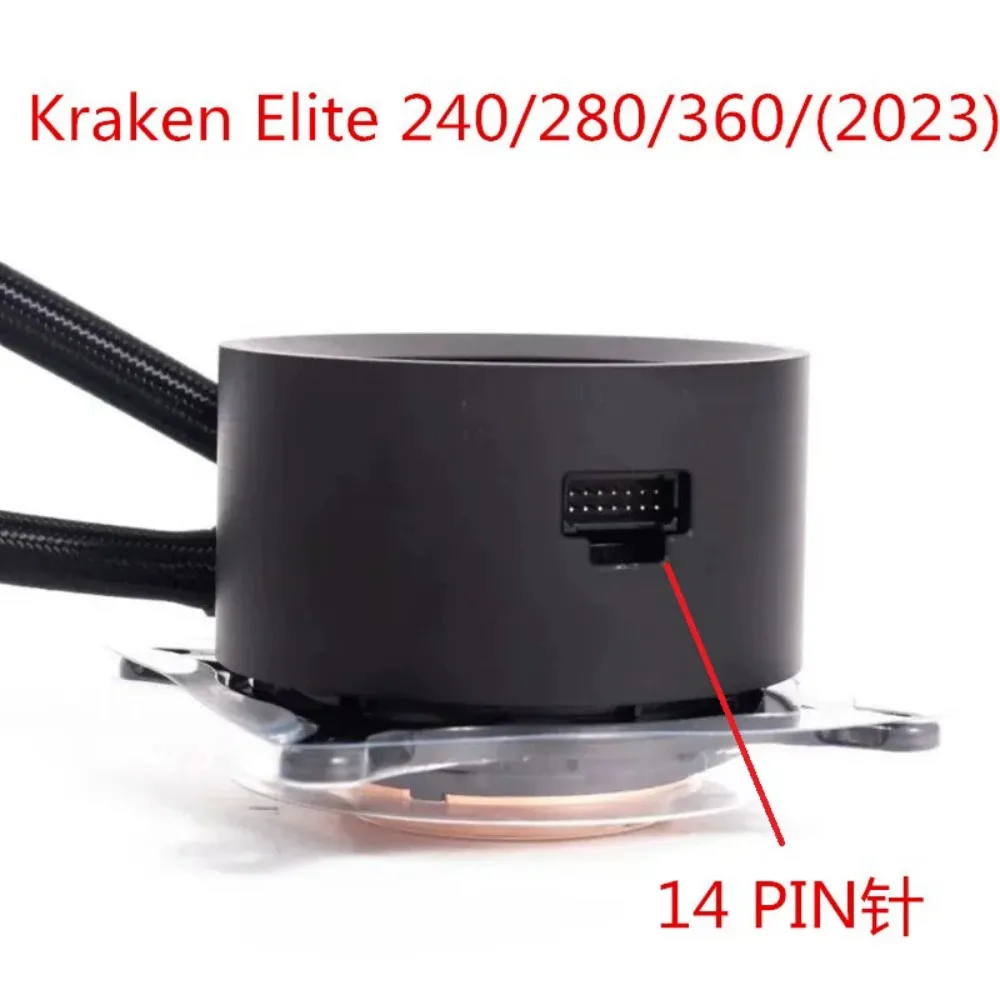 Кабель питания NZXT Kraken ELITERGB 240280360 для систем водяного охлаждения, 14-контактный, RGB, версия 2023 года (art.: 3920dafa48437) - 3920dafa48437