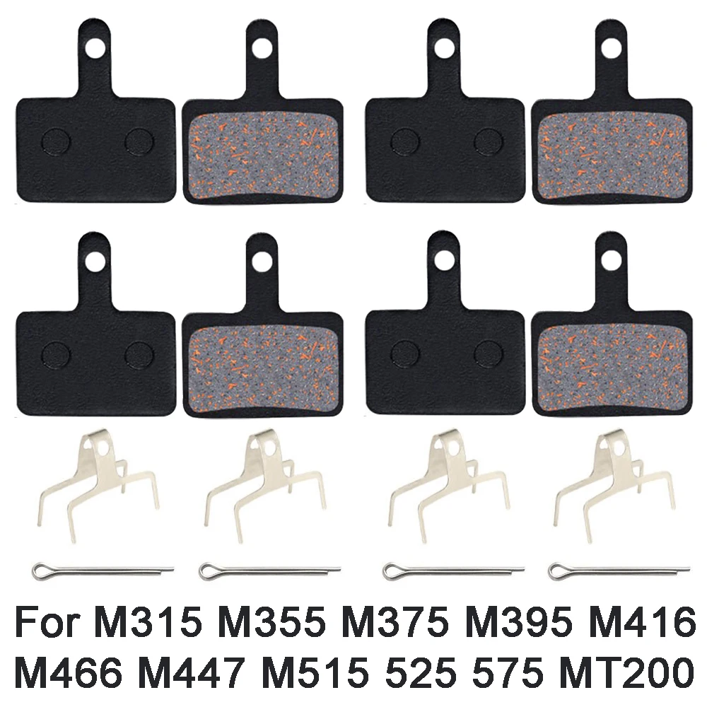 

1/2/4 Pair MTB Bicycle Resin Disc Brake Pads For B01S Br-Mt200 Mt400 201 M375 M395 M446 M485 Deore M515 M525 M575 Bike Brake