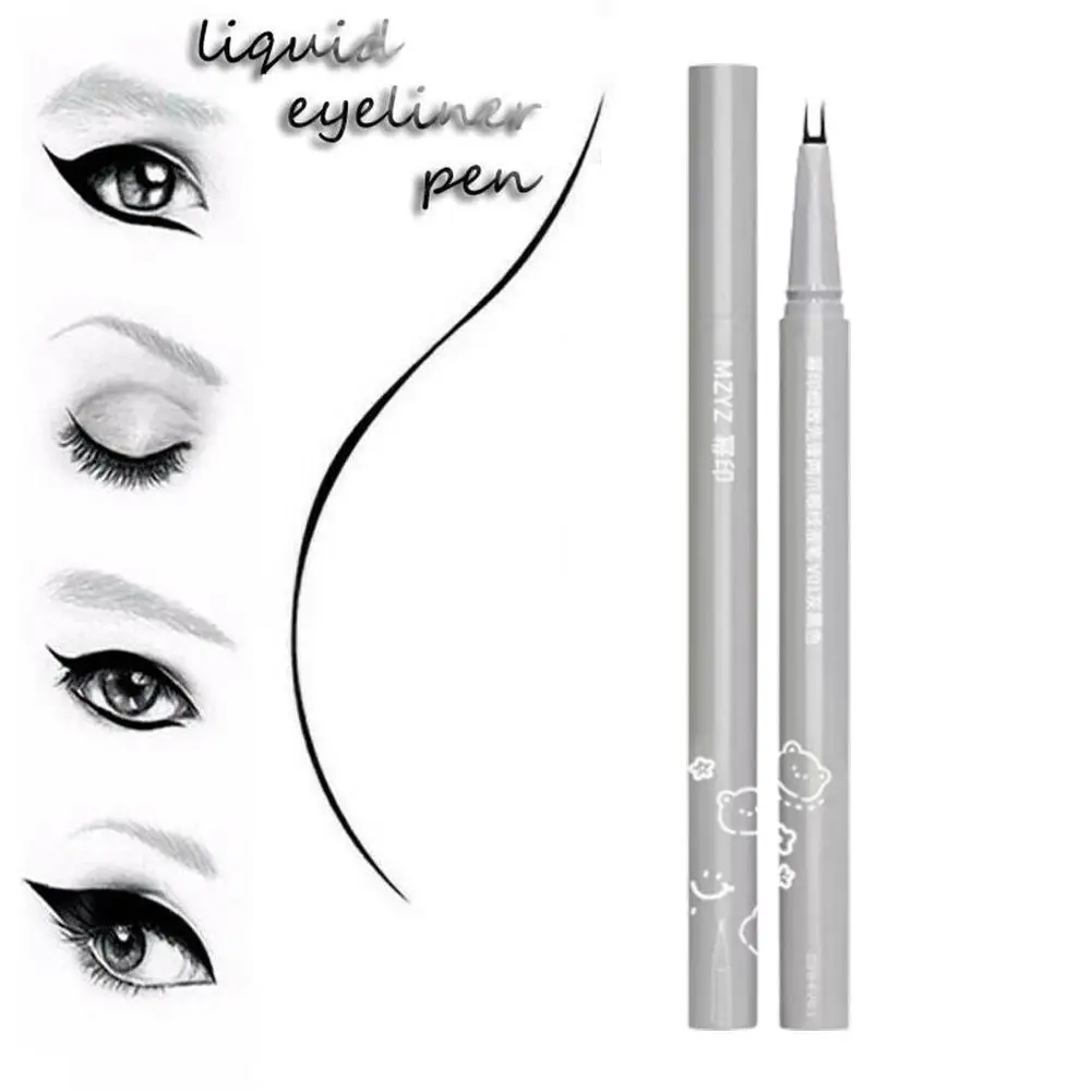 

Waterproof Liquid Eyeliner Pencil Makeup for Women Quick Drying Long Lasting Black Matte Smooth Natural Eye Liner Beauty Makeup