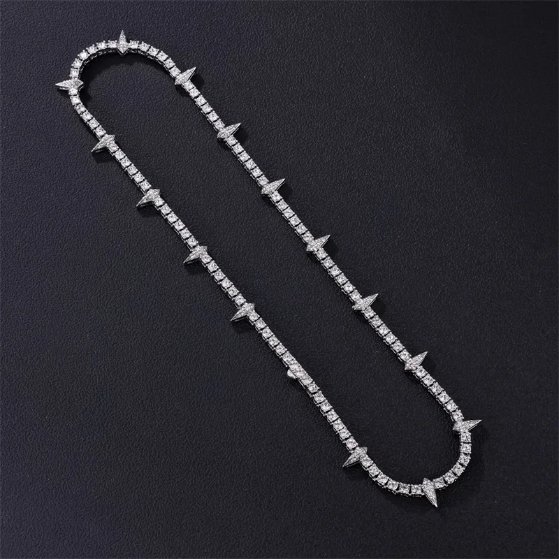 Цепочка с кубинской пантерой Мужская цепь бриллиантами выложенными Фианитами 13