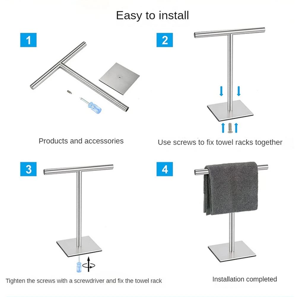Подставка-держатель для полотенец из нержавеющей стали