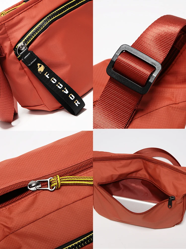 Сумка на плечо Fouvor для женщин Стильная вместительная водонепроницаемая сумка из