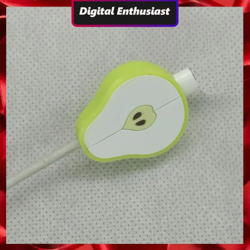 

Simple Charging Cable Bite Protection Stable Phone Decor Wire Convenient Lightweight Charger Cable Wire Organizer Anti-fall Pvc