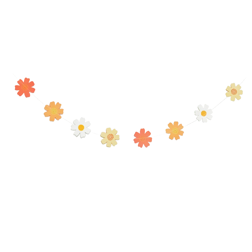 

Одноразовый набор посуды "Ромашка", розовый