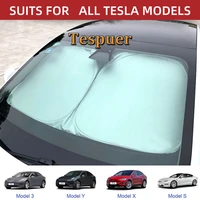 model s x car accessories front window sun shade protector parasol for windshield sunshade covers visors for tesla model x