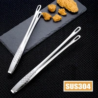 304 stainless steel korean barbecue clip fried steak food clip barbecue buffet public food clip