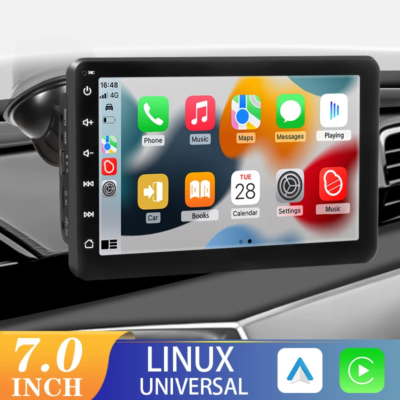 Автомобильная магнитола Carplay универсальный мультимедийный видеоплеер на Android с 7