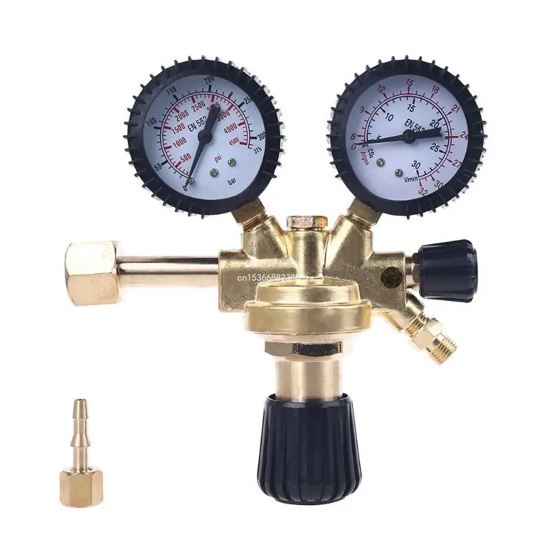 

Flow Meter Gas Regulator Argon CO2 Gauges Pressure Reducer Mig Flow Meter Dropship
