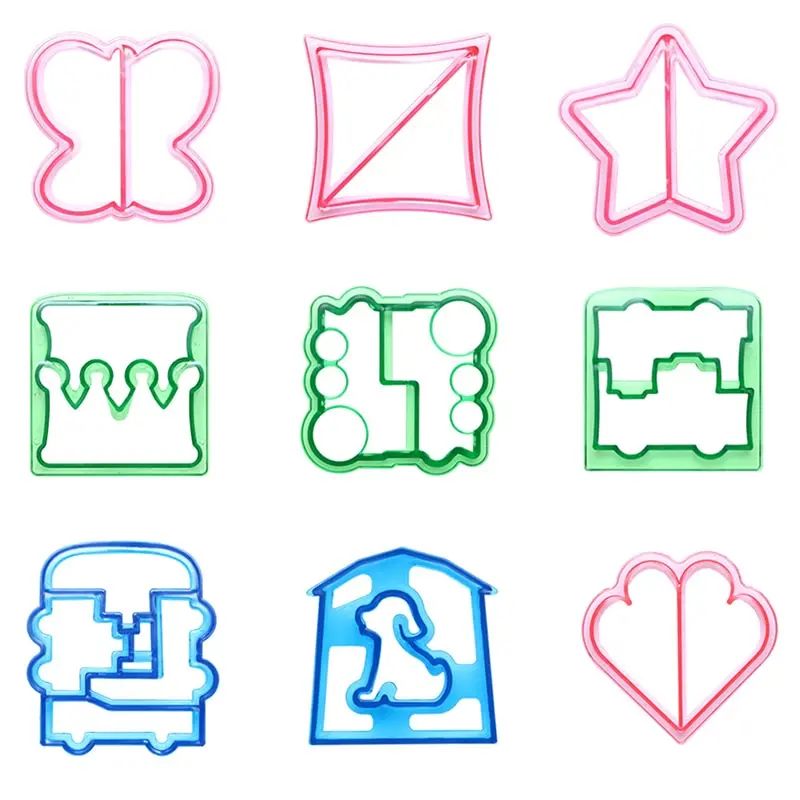 

1PC Sandwich Cutters Mould Food Toast Bread Mold Cute Baking Children Set Lunch Cutter Interesting Kitchen Accessories for Kids