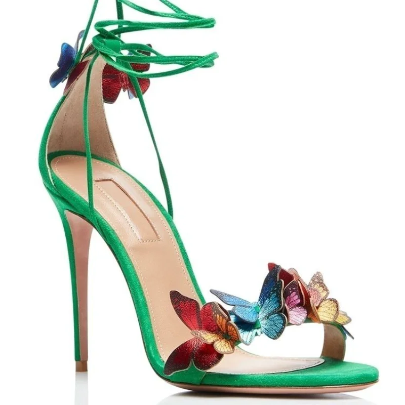 

Luxury Sandals Women Designers High Heels Bow Tie Sexy High-heeled Sandals Women Party Dress Shoes 2023 New Zapatos De Mujer