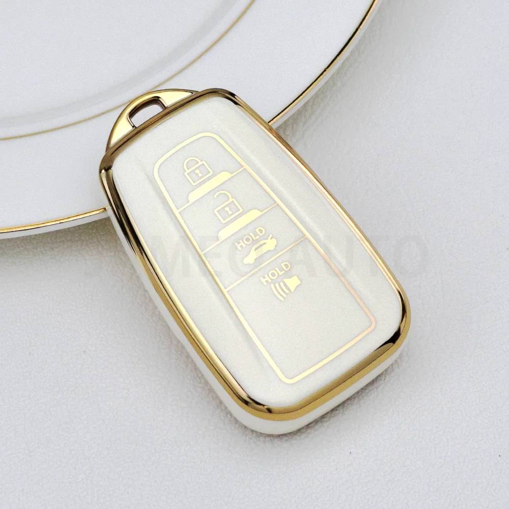 Чехол-брелок из ТПУ с дистанционным управлением и 2/3/4 кнопками для Toyota CHR C-HR Camry Prius