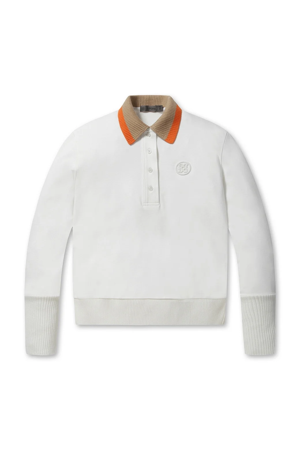 Women's Long Sleeve Pullover Polo Shirts-Casual Loose Fit Sweatshirts V Neck Tops