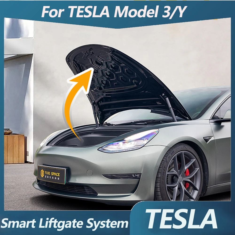 

Electric Smart Liftgate System For Tesla Model 3 Y X S Series Frunk Lift Front Trunk Automatic Power APP Control Soft Close