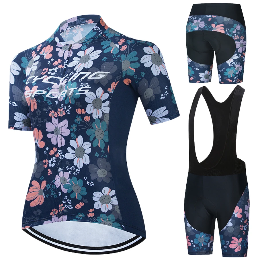 Женская одежда для велоспорта Женский комплект одежды горного велосипеда Джерси